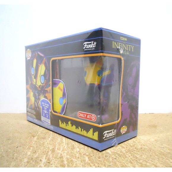 Funko POP! Tees The Infinity Saga Rescue Ironman M Tee & Bobblehead Figure NEW - Picture 4 of 4
